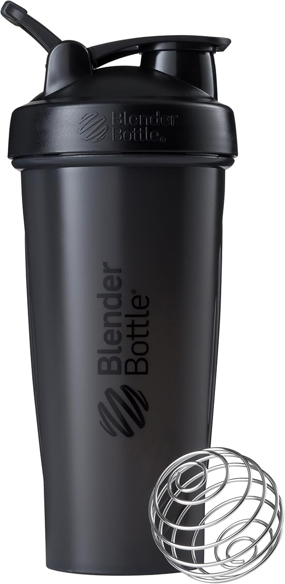 Garrafa coqueteleira BlenderBottle Classic, 830 ml, preto