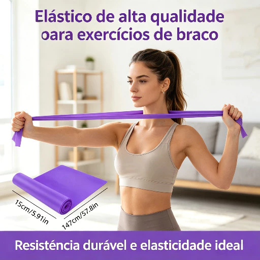 Yoga Pilates Treino Academia Musculação Faixa Elástica Multifuncional Crossfit Faixa
