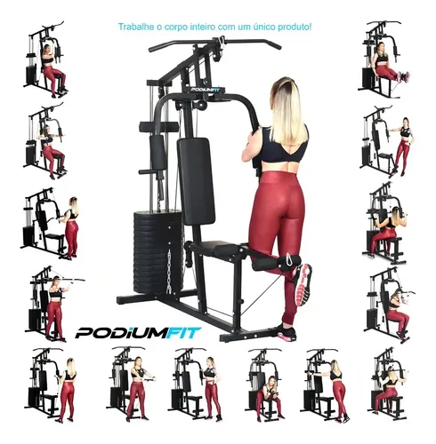 Estação De Musculação Academia Podiumfit Me200 65kg