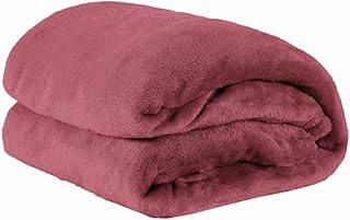 Cobertor Casal Manta Microfibra Fleece 01 Peça (Blush)