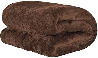 Cobertor Casal Manta Microfibra Fleece 01 Peça Tabaco