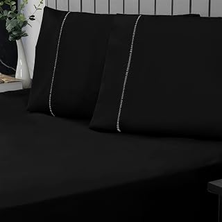 Jogo de Cama Queen 400 Fios - Preto