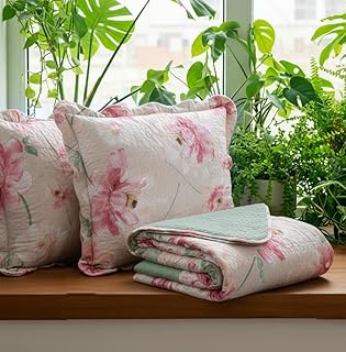 Kit Cobre Leito Queen Casa Dona - Floral Rosa