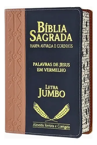 Bíblia ARC Letra Jumbo com Harpa Cristã