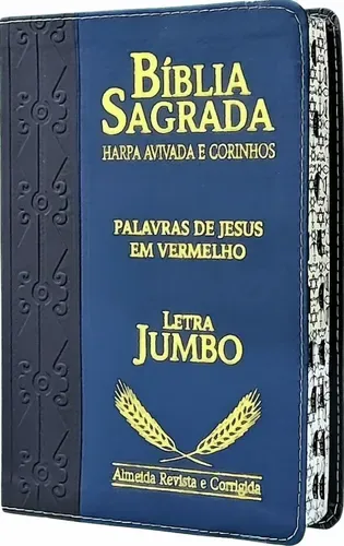 Bíblia Sagrada com Harpa Cristã letra gigante
