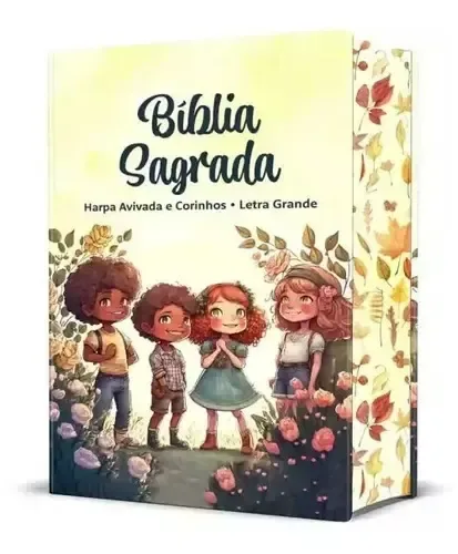 Bíblia Sagrada Letra Grande Harpa e Corinhos