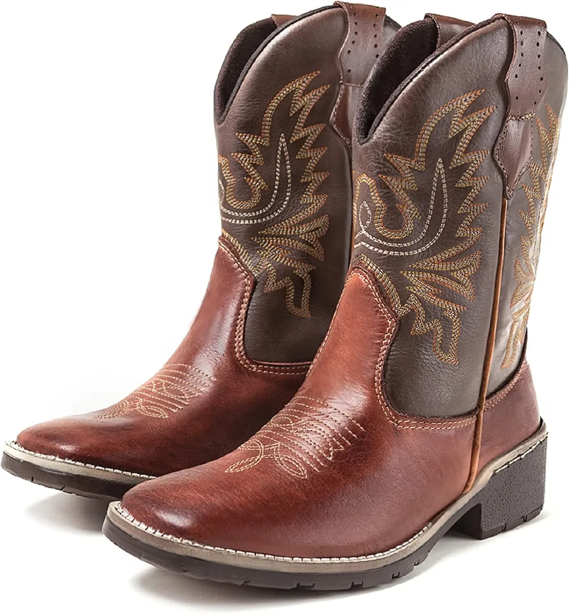 Bota Texana Country Masculina cano longo marrom 801