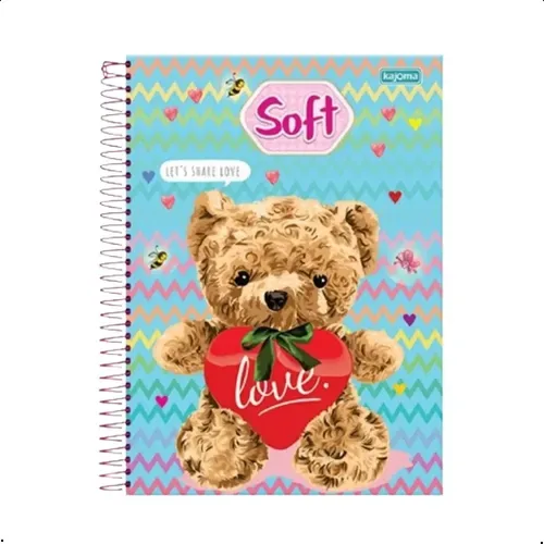 Caderno 1 Matéria 96 Folhas Cute Cats