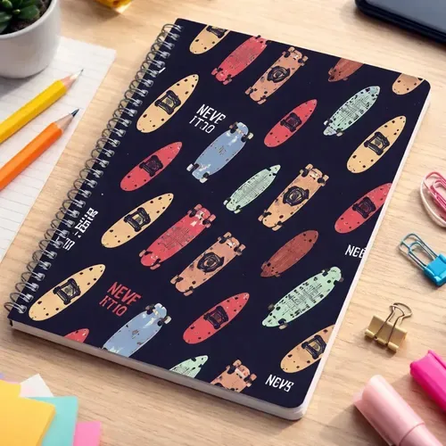 Caderno Universitário 15 Matérias 240 Folhas Capa Dura Sortido