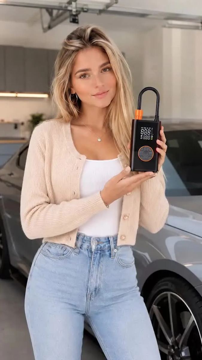 Compressor Portátil Car Air Pump Digital