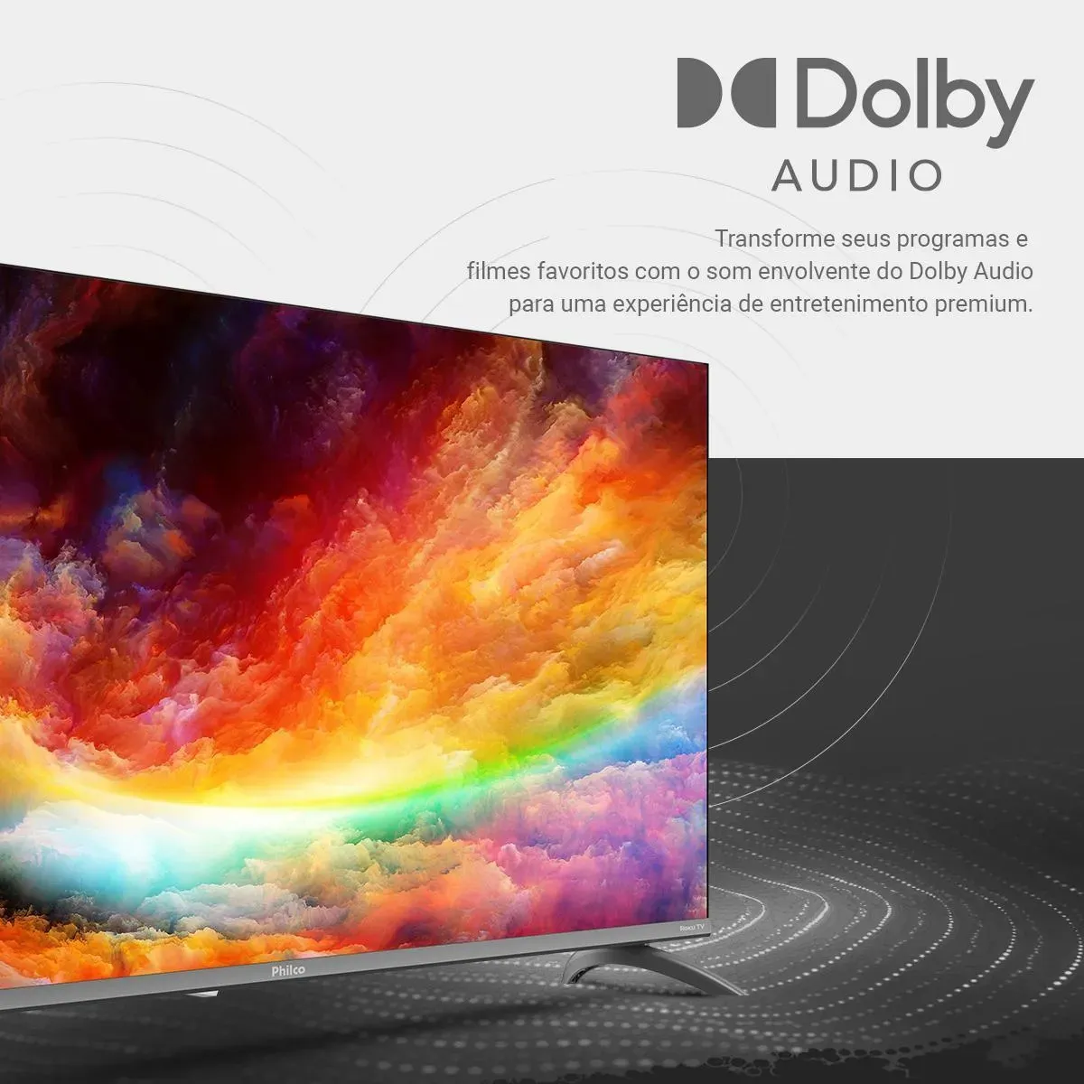 Smart TV Philco 50 P50VIK 4K UHD LED Roku