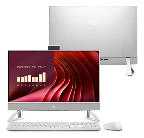 Computador Dell 24 All-in-one Ec24250 23.8 Ips Full Hd 13ª Gen Intel Core I7 16GB 1TB SSD Win 11 Aio-i1303-m41 Branco