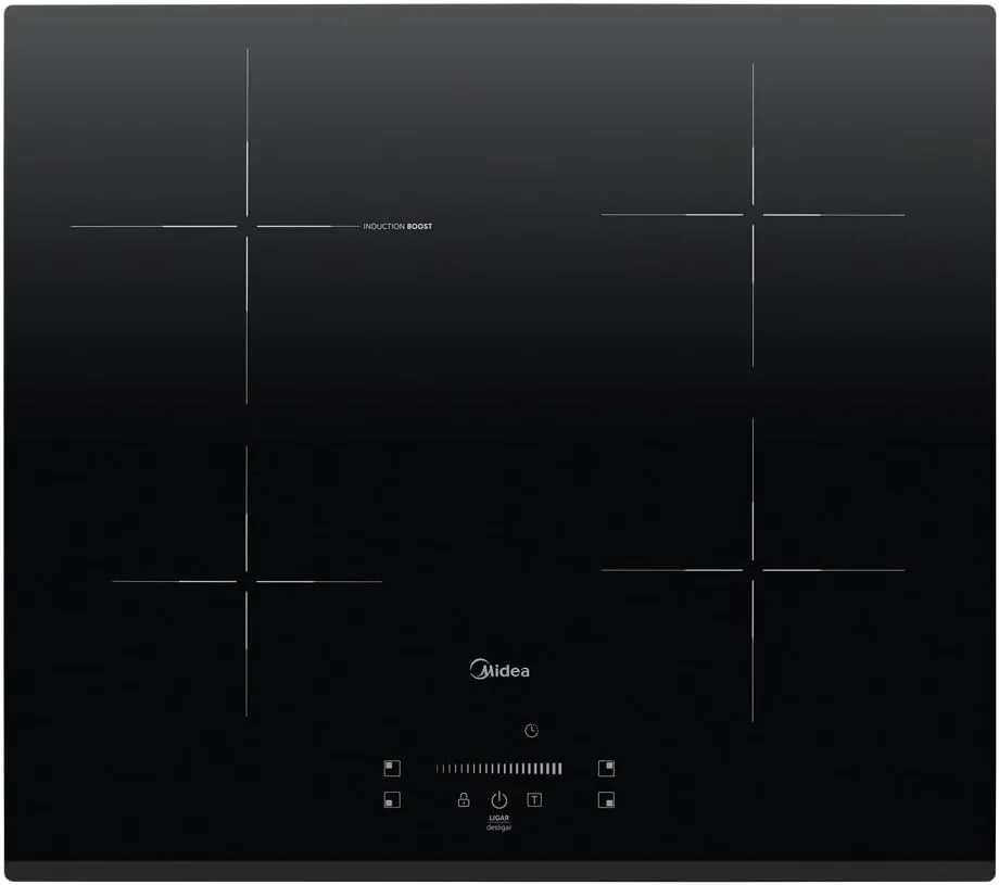Cooktop 4 Bocas de Indução Midea Built In Even Pro