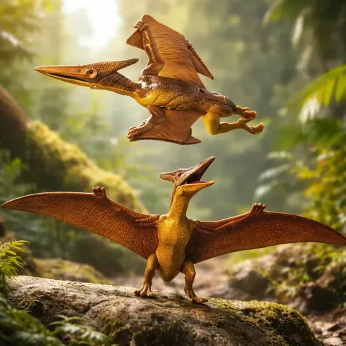 Dinossauro Pterodáctilo Com Luz Som E Asas Articuladas