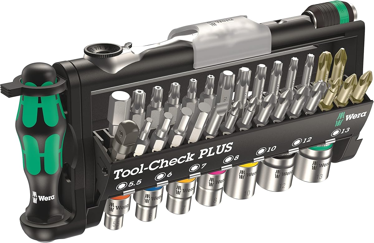 Wera - Conjunto Bits e Soquetes Tool Check Plus - Milimétrica