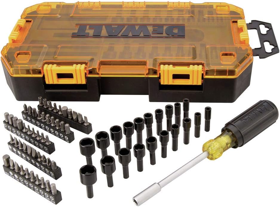DEWALT Conjunto de chaves de fenda com chaves de porca, 71 peças (DWMT73808)