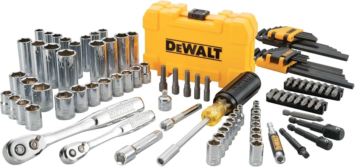 Dewalt Kit De Ferramentas Mecânicas De Dewalt E Conjunto De Soquete, 108 Peças (Dwmt73801)