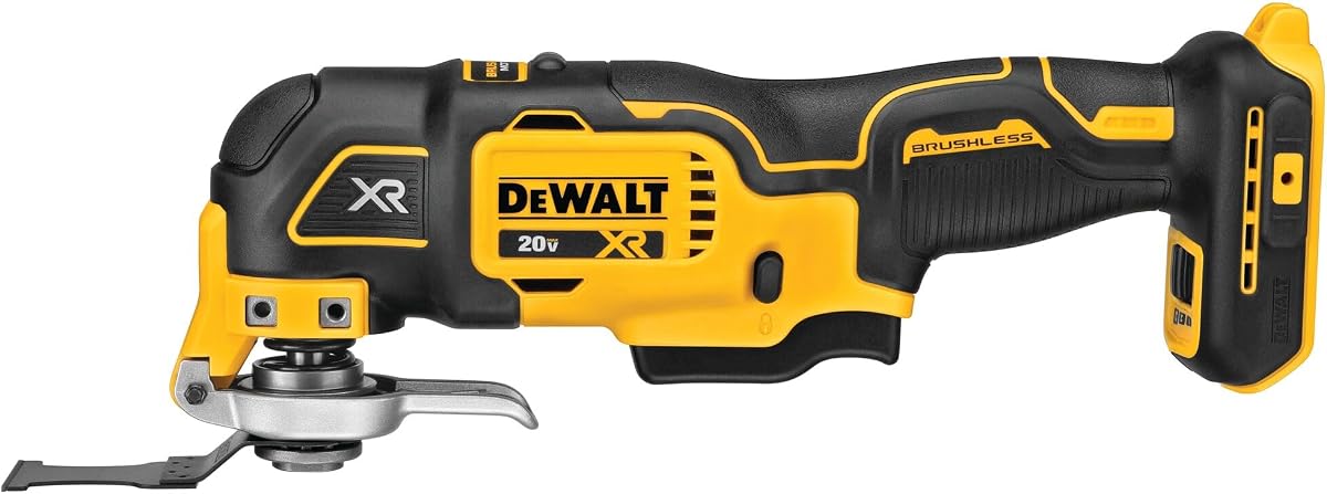 Dewalt Multi Ferramenta Oscilante, Ideal para Cortes em Parafusos e Madeira, Sem Bateria e Sem