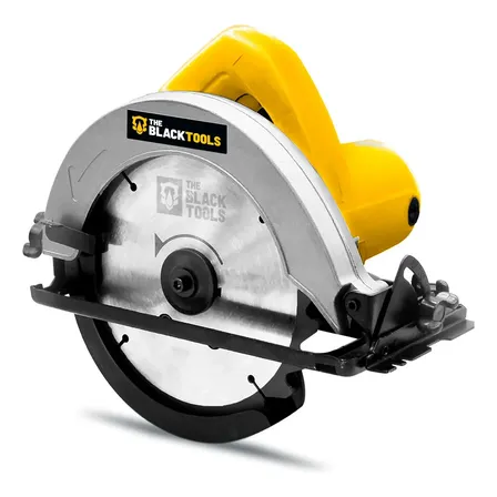 Serra Circular Profissional The Black Tools BTC1000 7.1/4 Pol. 185mm 1100w 60hz Com Disco