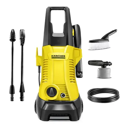 Lavadora De Alta Pressão Kärcher K2 Plus Car 1740psi 1400w Canhão de Espuma Kärcher Lança de