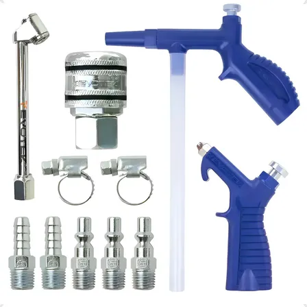 Kit Engate Rápido Pneumático 1/4 Acessórios Compressor Mangueira Ar Comprimido Alta Vazão