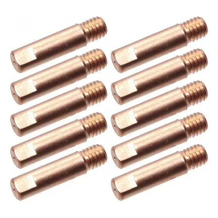 Bico Contato 0.8mm M6x25 Tocha Mig V8 Tork Boxer Com 10 Un