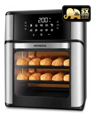Fritadeira Air Fryer Oven 12L Mondial AFON-12L-BI 2000W