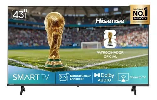 Hisense Smart TV FHD 43 Polegadas 43A4NV HDR10 DTS Virtual X