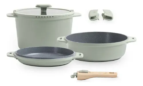 Jogo de Panelas Brinox Ceramic Life Smart Plus