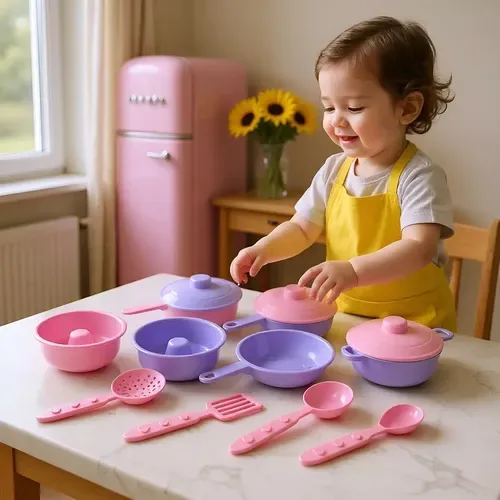 Kit Panelinha De Brinquedo Infantil Menina De Criança