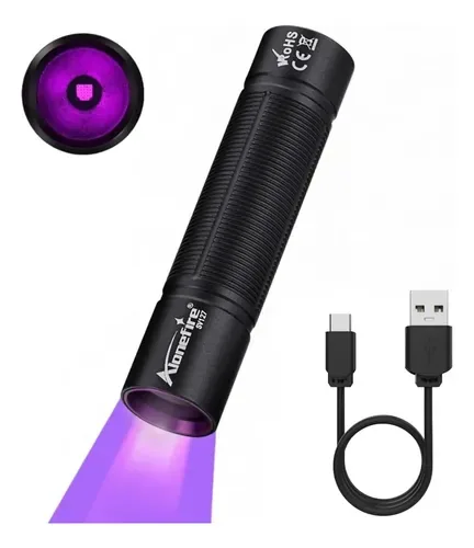 Lanterna UV 365nm Profissional Alonefire SV127 Recarregável