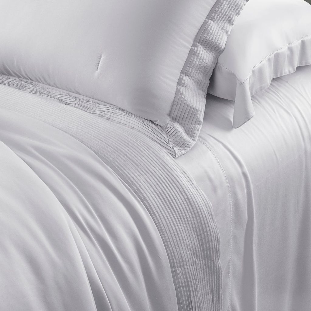 Colcha Bambu Bali 400 Fios Kacyumara Branco