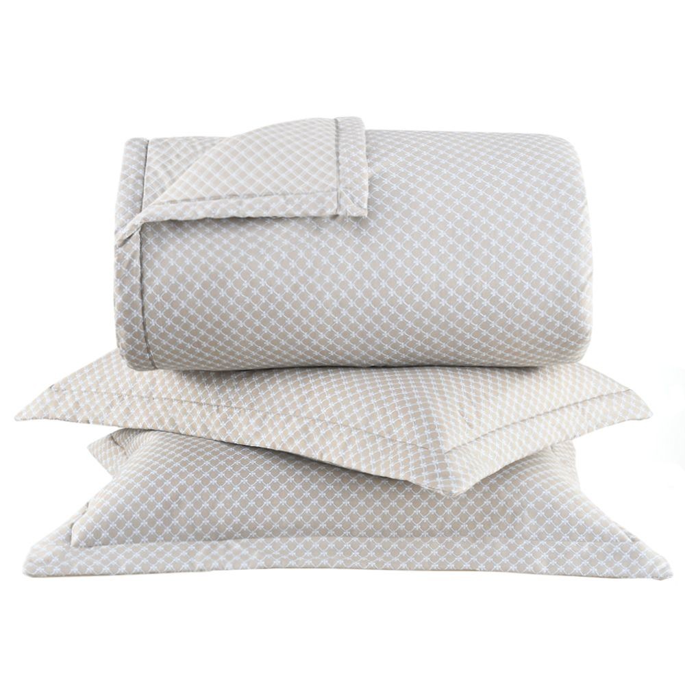Kit Colcha Queen Percal 180 Fios Buddemeyer Percalle Palazzio 100% Algodão Pent