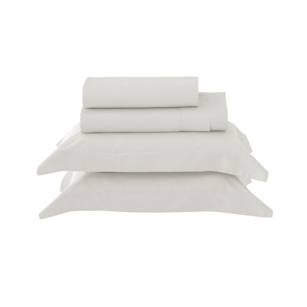 Jogo De Cama 300 Fios Satinée Kacyumara Off White