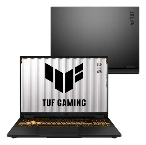 Notebook Asus Tuf Gaming F16 Fx608jhr Nvidia Rtx 5050 Intel Core I7 14650hx 16GB RAM 512GB SSD Windows 11 Home Tela 16 165hz Nível Ips Cinza - Rv016w