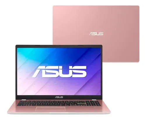 Notebook Asus Vivobook Go 15, Intel Celeron Dual Core N4500, 4GB RAM, 128GB Emmc, Windows 11 Home, Tela 15,60' Led, Rosa - E510ka-br833ws