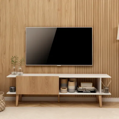 Rack TV 55 Polegadas Sala Home Estante Organizador Multiuso