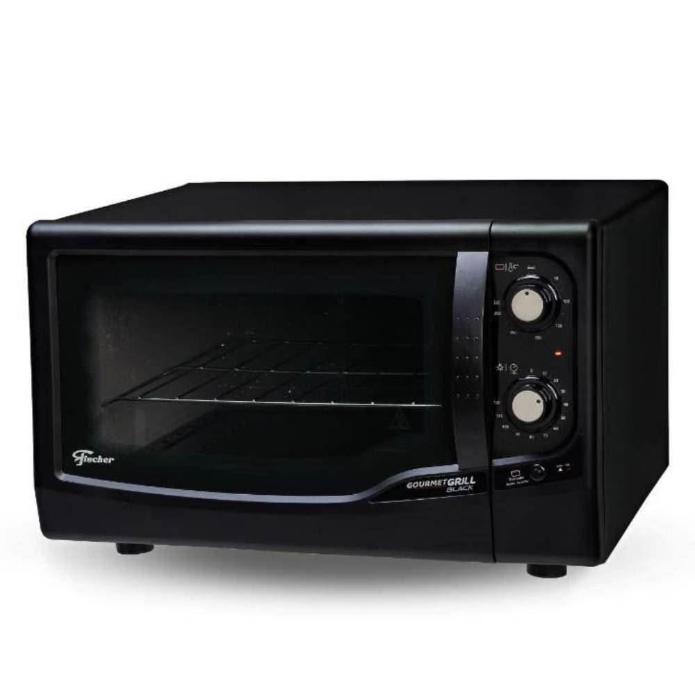 Forno Eletrico Fischer Gourmet Grill 44L Preto Bancada com Dourador e Timer