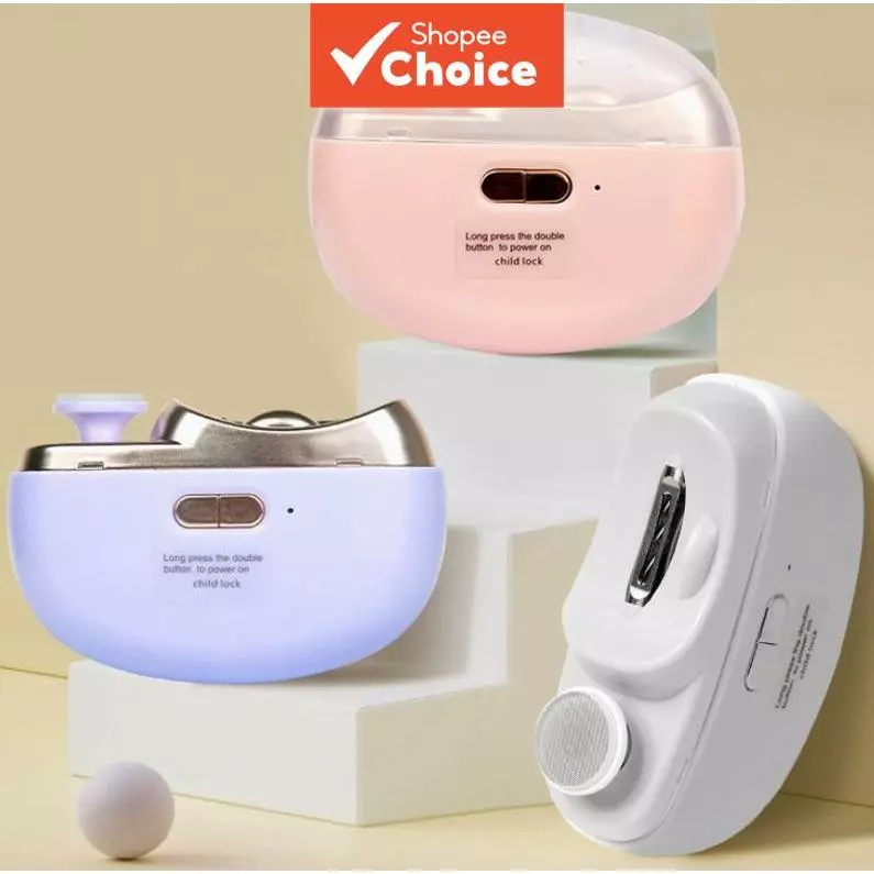 Aparador Elétrico 2 em 1 para Unhas Recarregável por USB