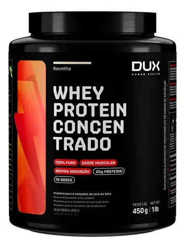 Whey Protein Concentrado 450g Growth Supplements Morango